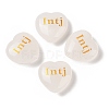 Natural Quartz Crystal Heart Engraving MBTI Figurines Statues for Home Office Desk Decorations X1-G-K353-05B-1