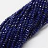 Natural Lapis Lazuli Bead Strands G-P270-2mm-19-2