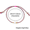 Natural Freshwater Pearl Bead Braided Bead Bracelets JH8725-1-3