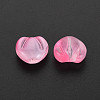 Two Tone Transparent Spray Painted Glass Beads GLAA-T022-24-C06-2