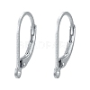 925 Sterling Silver Leverback Earrings STER-S002-56-1