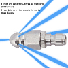 Brass Sewer Jetting Nozzle AJEW-GA0002-22-6