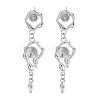 925 Sterling Silver Stud Earrings Findings EJEW-B038-05P-1