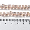 Electroplate Glass Beads Strands EGLA-D018-6x6mm-75-4