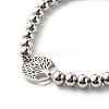 Tree of Life Link Bracelets for Men Women BJEW-JB06686-4