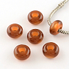 Imitation Cat Eye Resin European Beads RPDL-S001-05-1