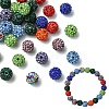 30Pcs Pave Disco Ball Beads RB-YW0001-14D-2