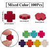 100Pcs Synthetic Turquoise Beads TURQ-SC0001-29A-2
