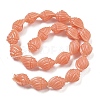 Synthetic Coral Carved Beads Strands CORA-I023-07E-1