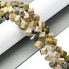 Natural Yellow Turquoise(Jasper) Beads Strands G-C135-D05-02-2