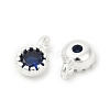 Brass Pave Cubic Zirconia Pendants KK-H204-03S-02-2