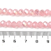 Baking Electroplate Glass Beads Strands DGLA-A039-J10mm-B08-2