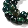 Natural Striped Agate/Banded Agate Beads Strands G-Z060-A01-C22-4