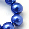 Baking Painted Pearlized Glass Pearl Round Bead Strands X-HY-Q003-4mm-28-3