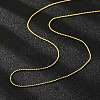 Brass Ball Chain Necklaces MAK-L009-06G-3