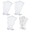 Plastic Necklace Pendant Display AJEW-WH0245-22-1