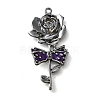 Alloy Enamel Gothic Style Pendants PALLOY-R157-06B-02C-1