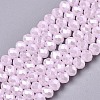 Electroplate Glass Beads Strands EGLA-A034-J2mm-A03-1