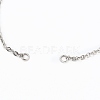 Adjustable 304 Stainless Steel Cable Chain Slider Bracelet/Bolo Bracelets Making X-AJEW-JB00780-01-2