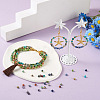 Craftdady 350Pcs 14 Colors Natural Sesame Jasper/Kiwi Jasper Beads G-CD0001-13-8