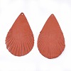 Eco-Friendly Sheepskin Leather Pendants FIND-S301-11B-04-2