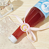 Brass Wax Seal Stamp with Wood Handle AJEW-WH0412-0302-5