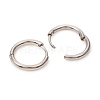 201 Stainless Steel Huggie Hoop Earrings EJEW-L250-01I-P-3