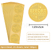 Plastic Self Adhesive Gold Foil Embossed Stickers DIY-WH0211-281-2