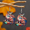 Colorful Acrylic Dangle Earrings HJ6740-1-1
