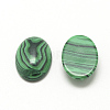 Synthetic Malachite Cabochons X-G-R415-14x10-38-2