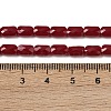 Opaque Glass Beads Strands GLAA-Z018-D24-4