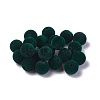 Flocky Acrylic Beads OACR-L011-C-14-1