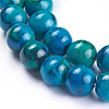 Synthetic Chrysocolla Beads Strands G-F647-02-A-01-4