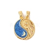 Brass Micro Pave Cubic Zirconia Pendants KK-R100-04G-1