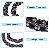 10 Yards Polyester Lace Trim OCOR-HY0001-21-5