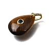 Natural Tiger Eye Pendants GG-CBA7610-07G-06-2