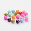 Eco-Friendly Round Baking Paint Glass Beads X-HY-A003-6mm-M-2