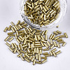 Electroplate Glass Bugle Beads X-SEED-S029-02B-04-1