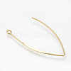 Brass Earring Hooks KK-T020-27G-1