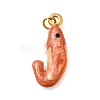304 Stainless Steel Enamel Pendants STAS-B093-33G-06-1