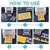 Carbon Steel Cutting Dies Stencils DIY-WH0170-353-5