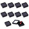 Acrylic Square Loose Diamond Box with Visible Window CON-WH0088-76B-02-1