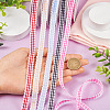 10 Yards Flat Polycotton(Polyester Cotton) Ribbon OCOR-TAC0030-01B-6