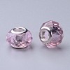 Handmade Glass European Beads GPDL25Y-29-2