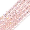 Electroplate Glass Beads Strands X1-EGLA-A034-T6mm-L18-1