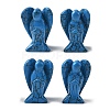 Dyed Synthetic Turquoise Carved Angle Figurines GG-CBA9C2C-A24-1