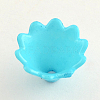 Opaque Acrylic Flower Bead Caps X-SACR-Q099-M81-3