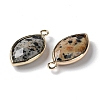 Natural Dalmatian Jasper Pendants G-B009-01G-B-2
