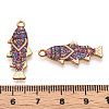 Alloy Enamel Pendants FIND-C037-16G-07-1-3