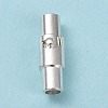 Brass Locking Tube Magnetic Clasps MC079-S-3